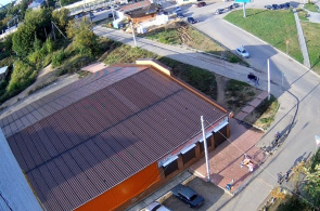 Plaza de la estación. Webcam de Vyshny Volochek en línea