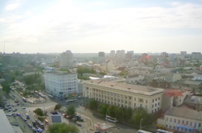 Calle de Moscú. Webcam de Rostov-on-Don en línea