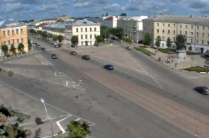 Webcam Tver en línea. Plaza Sovetskaya