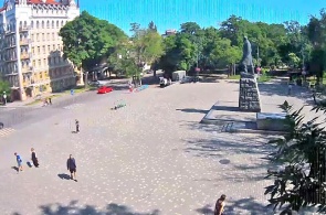 Monumento a T.G. Shevchenko. Cámaras web de Odessa en línea