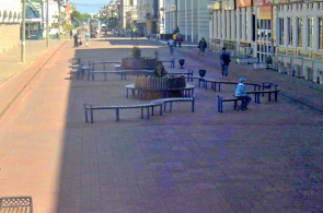 Calle Tryokhsvyatskaya. Webcams Tver en línea: la parte central de la ciudad