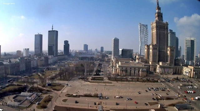 Webcam Defilad Square (Parades) Varsovia en línea