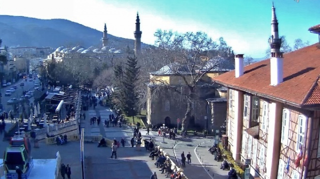 Plaza en el Ayuntamiento de Bursa
