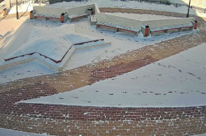 Callejón-monumento "Niños de la guerra". LCD Meadow. Webcams Irkutsk en línea