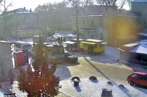 Webcam transmite una vista del pueblo de Voenstroy