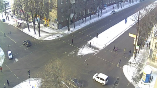 Webcam en la calle Gryaznov. Zaporozhye en línea