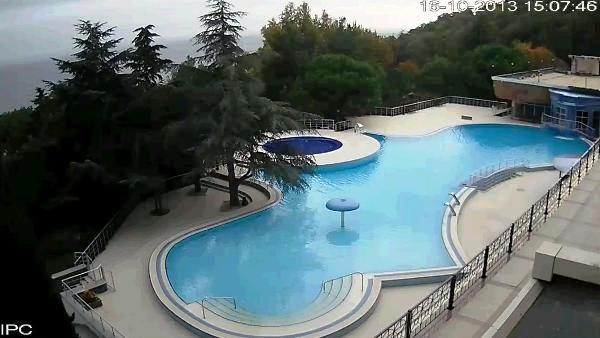 La piscina del sanatorio ay-danil. p. Danilovka