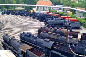 Historia del parque de ferrocarriles. Webcams de Budapest en línea