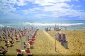 Playa de Tirrenia. Webcams en vivo Pisa en línea