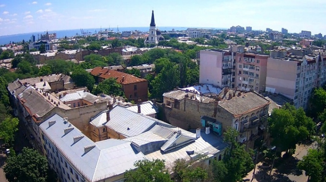 Webcam de distrito Primorsky de Odessa en línea