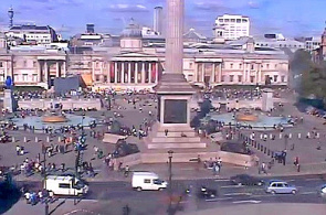 Trafalgar square. Londres en tiempo real