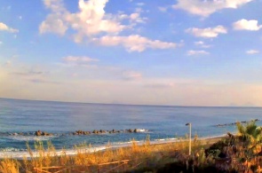 Playa de Cabo d'Orlando. Webcams de Mesina en línea