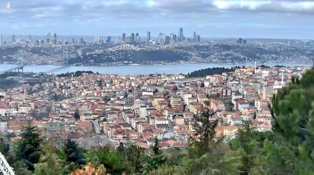 Colina Chamlydzh. Webcam en línea Estambul