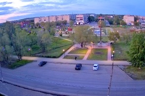 Plaza central. Cámaras web Yemanzhelinsk