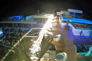 Terraza del hotel NEMO. Cámaras web Nemo Hotel Resort & SPA Odessa en línea