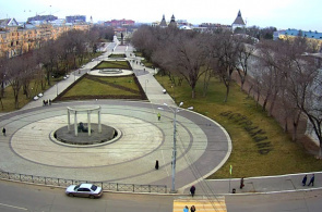 Plaza Lenin. Webcam de Astrakhan en línea