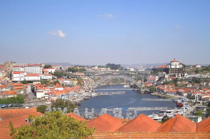 Zona de Ribeira. Webcams de Porto en línea