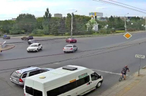 Calle Lermontov. Webcam de Omsk en línea
