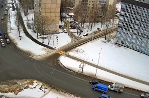 Cruce de la Autopista Sudoeste con la Calle Furmanov. Cámaras web Saransk