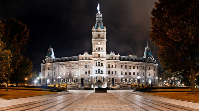 Cámara web del edificio del Parlamento de Quebec en línea