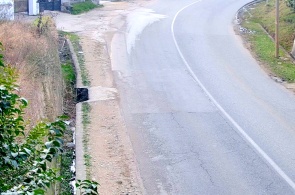 Vista de la carretera de Sujumi. Webcams Nuevo Athos