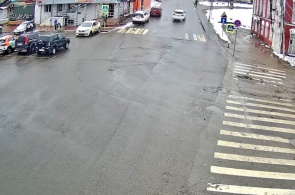 Plaza del General Kuznetsov. Ángulo 2. Webcams de Yakhroma en línea