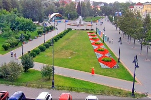 Plaza Novosobornaya. Tomsk cámaras web en línea