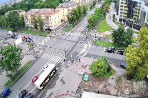 Cruce de calles Herzen - Predtechenskaya. Webcams Vólogda