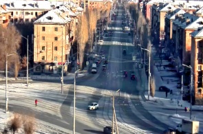 Vista de la calle principal. Webcams novotroitska