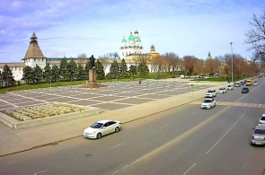 Plaza Lenin. Webcam de Astrakhan en línea