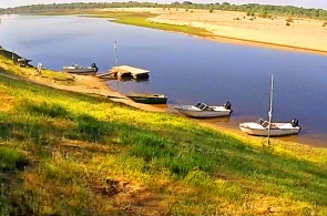 Base de pesca Delta Dorado. Cámaras web de Akhtubinsk en línea