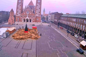 Plaza de la catedral. Webcams Szeged en línea