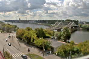 Puente Starovolzhsky. Webcams Tver en línea