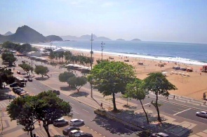 Playa de Copacabana. Ángulo 2. Webcams de Río de Janeiro en línea