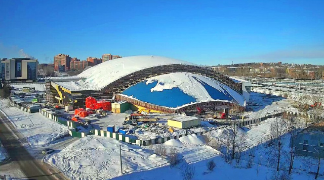 Palacio de Hielo Baikal. Webcams Irkutsk en línea