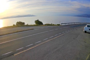 Carretera del Adriático. Cámaras web de Senj en línea.