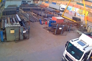 Vista del sitio de construcción. cámaras web en Kursk