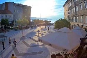 Plaza Pavlín. Senj cámaras web en línea