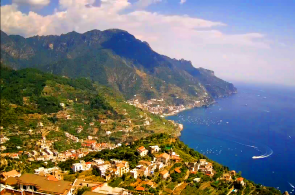 Ravello - Costa de Amalfi. Webcams Salerno en línea