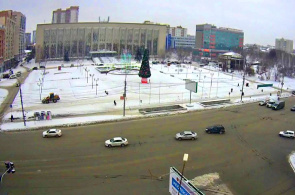 Plaza Pimenov. Webcams Novosibirsk en línea