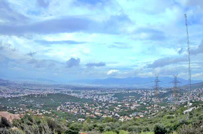 Vista de la ciudad desde el Monte Pendelicon. Webcams de Atenas en línea