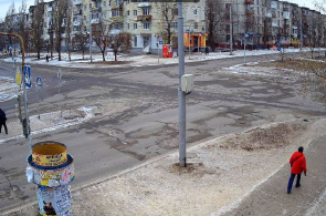 Encrucijada de la calle Donetsk y la avenida Guards. Severodonetsk en línea