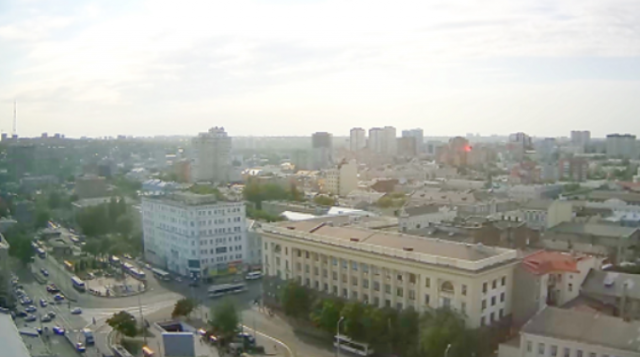 Calle de Moscú. Webcam de Rostov-on-Don en línea