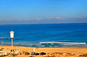 Playa Kiryat Haim. Cámaras web de Haifa en línea