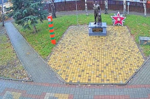 Monumento a los guardias fronterizos de todas las generaciones. Cámaras web en Tijoretsk