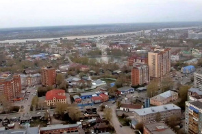 Panorama de la ciudad. Webcams Tomsk en línea