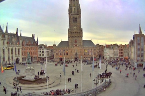 Plaza del mercado. Webcam de Brujas en línea
