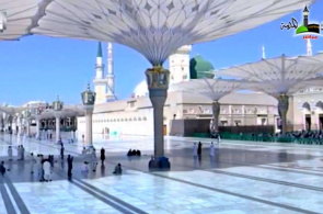 Mezquita Masjid al-Nabawi. Cámaras web de Medina en línea