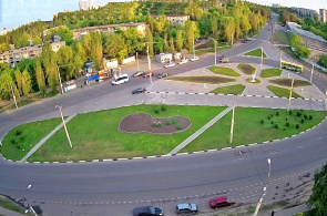 Calle Peshe-Streletskaya. El anillo Webcams Voronezh en línea