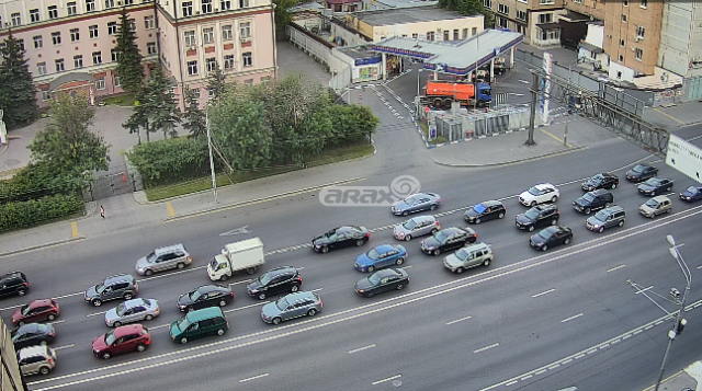 Webcam en la calle Butyrskaya en Moscú en el área de 21
